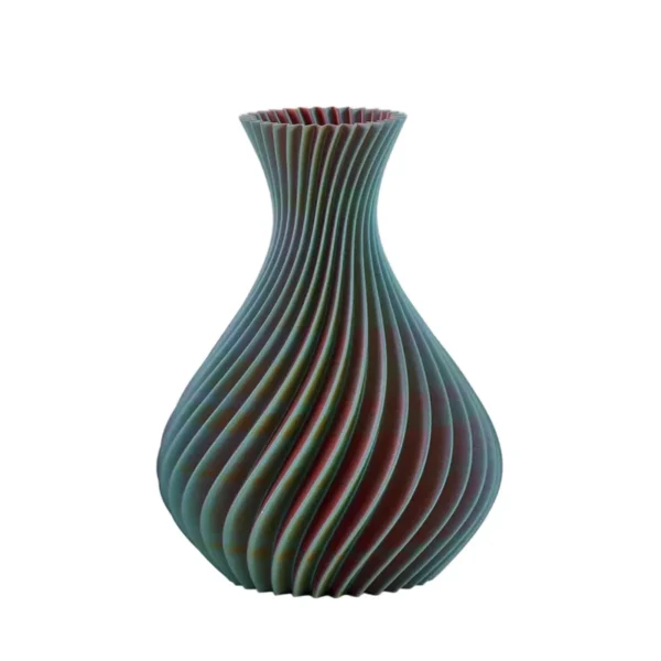 Vaso Spirale Diamante Bicolor