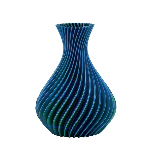 Vaso Spirale Smeraldo Bicolor
