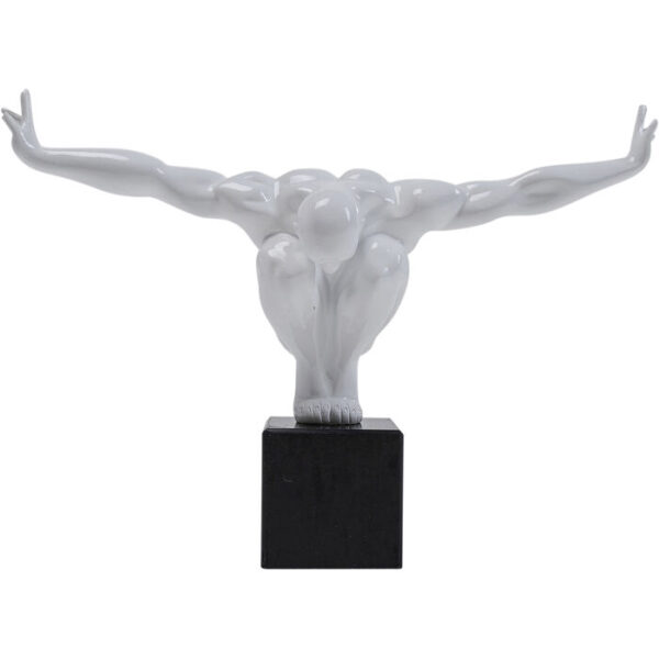Oggetto decorativo Athlet bianco piccolo