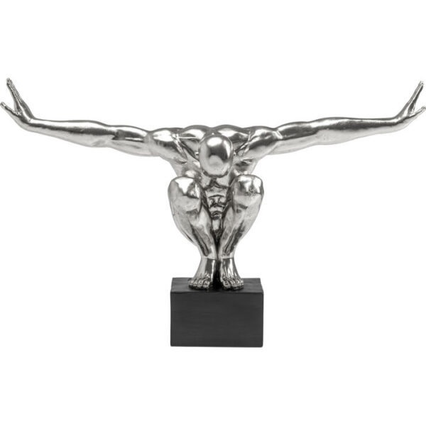 Oggetto decorativo Athlete XL argento