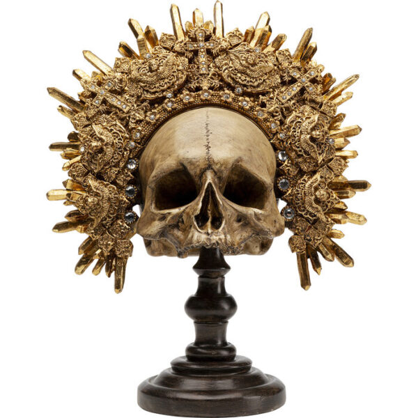 Oggetto decorativo King Skull 42cm
