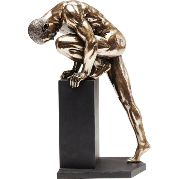 Oggetto decorativo Nude Man Stand rame 35cm