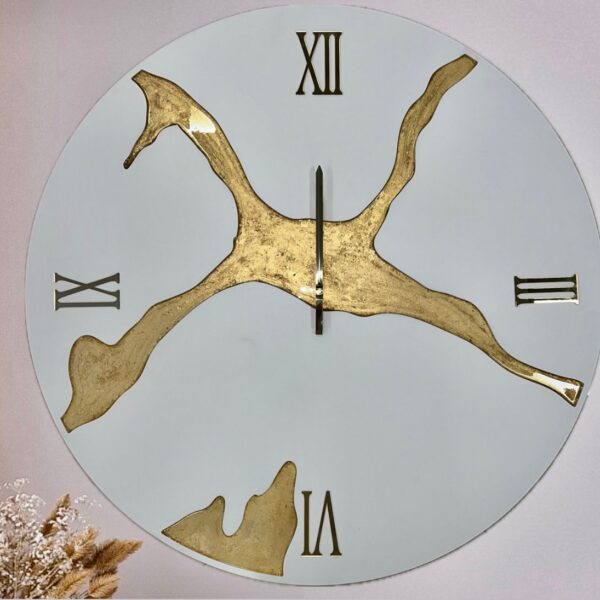 Orologio da parete Cracked 100cm W/G