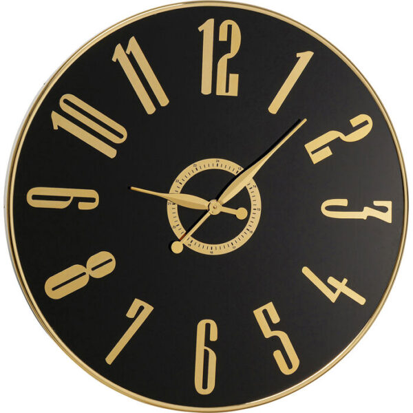 Orologio da parete Casino nero Ø76cm