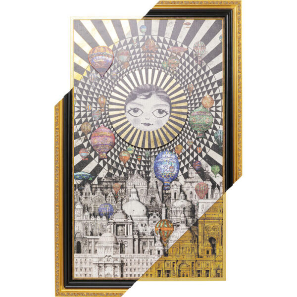 Quadro incorniciato Balloons 160x260cm