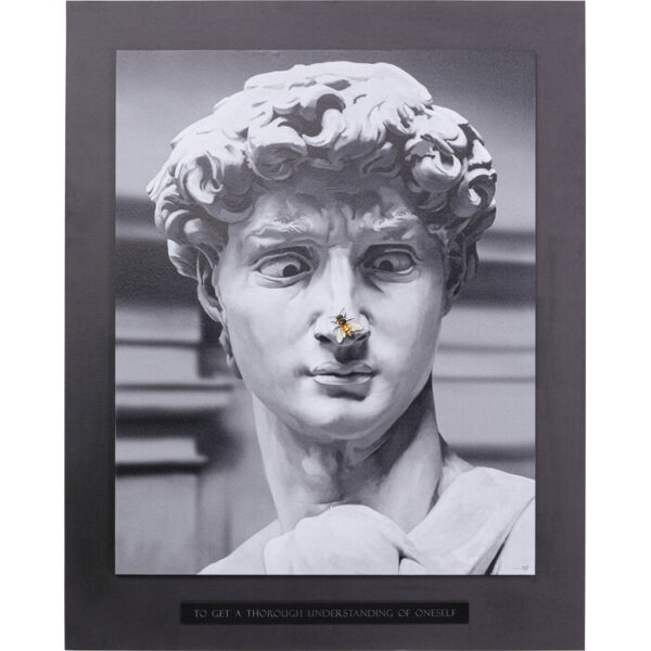 Quadro incorniciato Statue 100x125cm