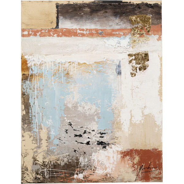 Quadro su tela Art Splash blu 90x120cm