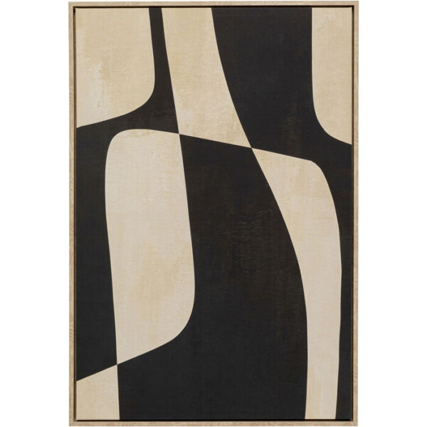 Quadro su tela Classic Shape Blacky 60x90cm
