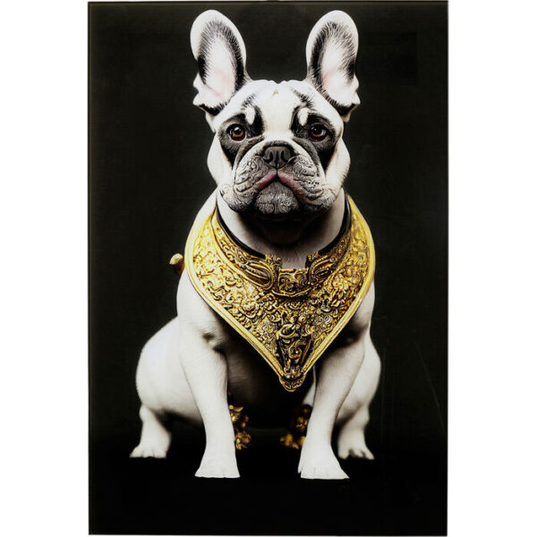 Quadro vetro Noble Dog 40x60cm