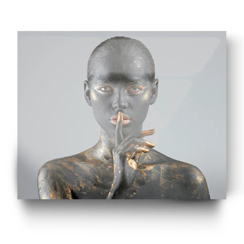 Quadro in vetro SILENCE