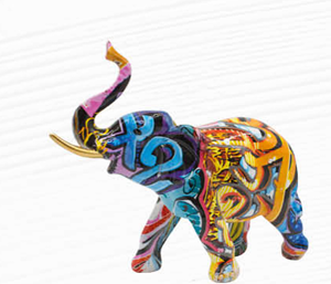 Elefante multicolor Pop Art