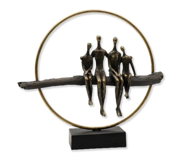 Scultura famiglia 35,4cm