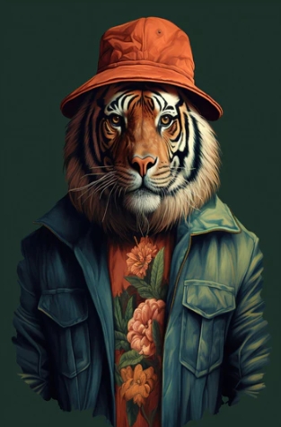 Safari Urbano – Stampa d'arte su tela