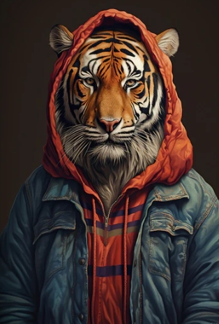 Urban Majesty – Stampa d'arte su tela