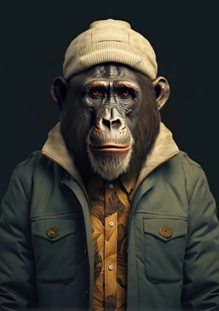 Urban Thinker – Stampa d'arte su tela