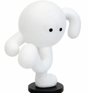 Statua del personaggio astratto