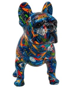 Statua del Bulldog in piedi