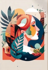 Quadro in vetro GEISHA 
