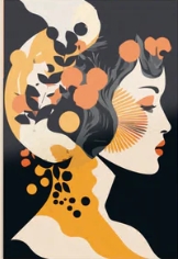 Quadro in vetro GEISHA 