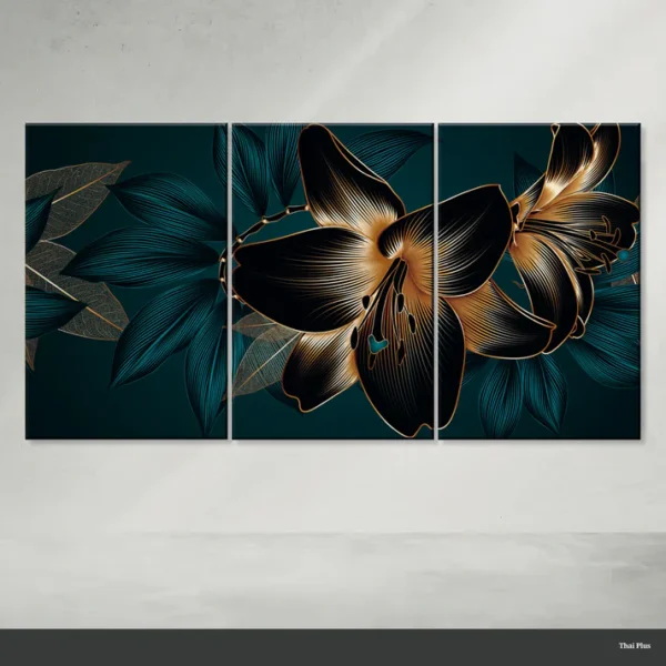 Tris di quadro in vetro THAI PLUS