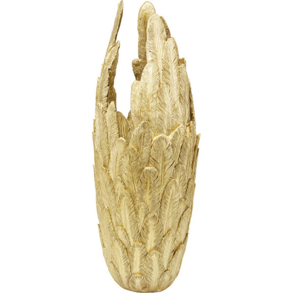 Vaso Feathers oro 91cm