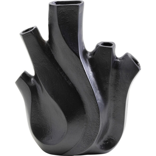 Vaso Flame nero 25cm