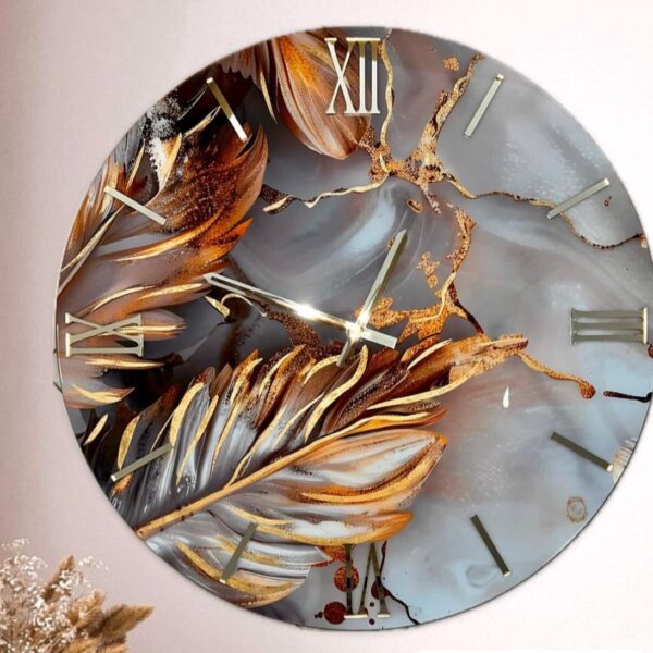 Orologio da parete Gold leaf