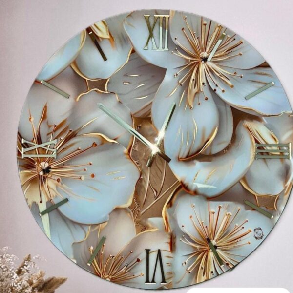 Orologio da parete Flowers