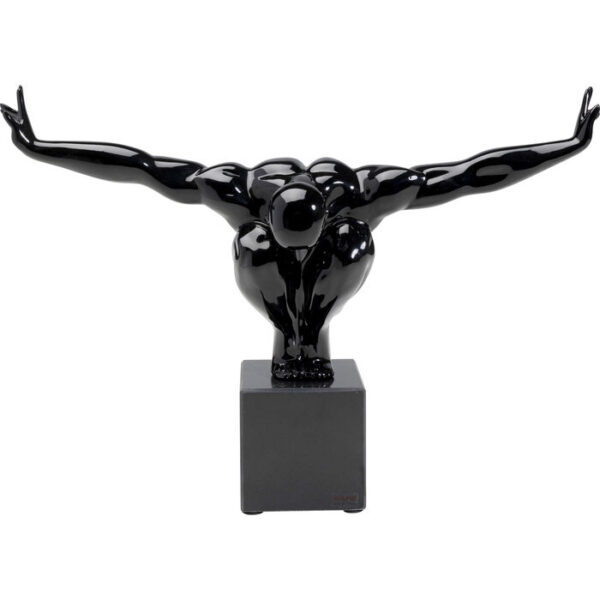 Oggetto decorativo Athlet nero