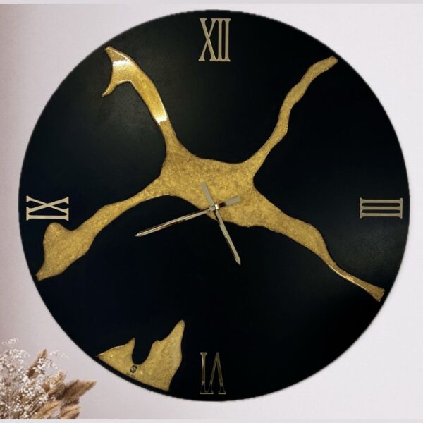Orologio da parete Cracked 100cm  B/G