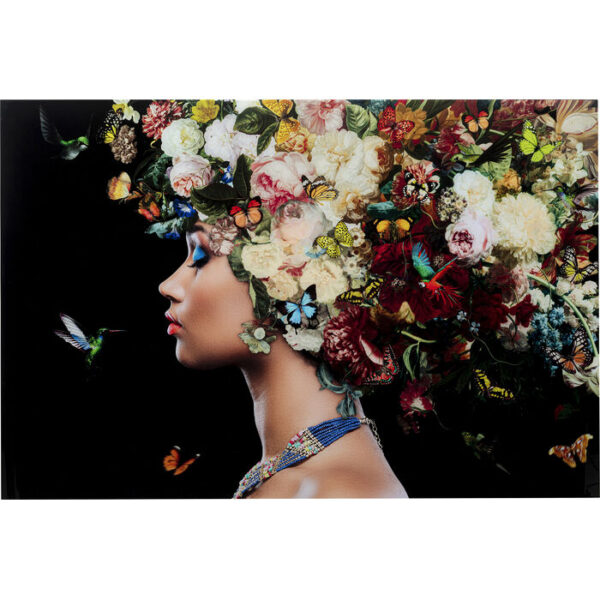 Quadro in vetro Bunch of Flowers 150x100cm