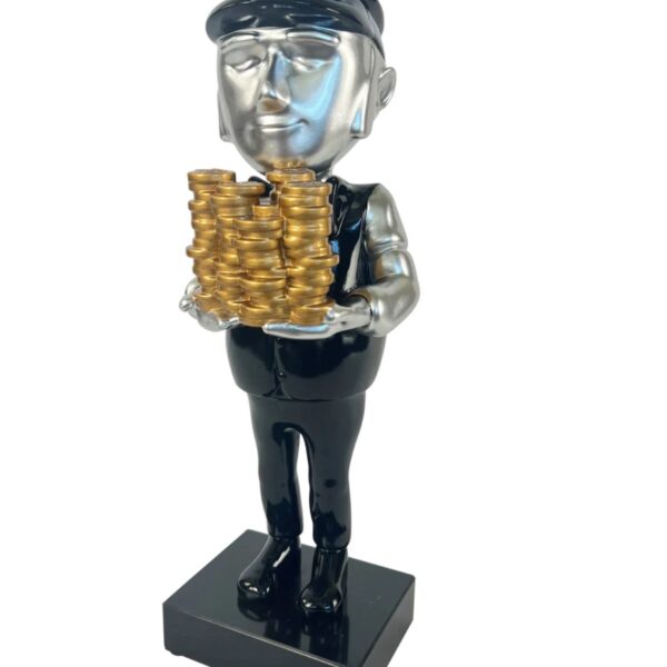 Scultura Croupier 50cm