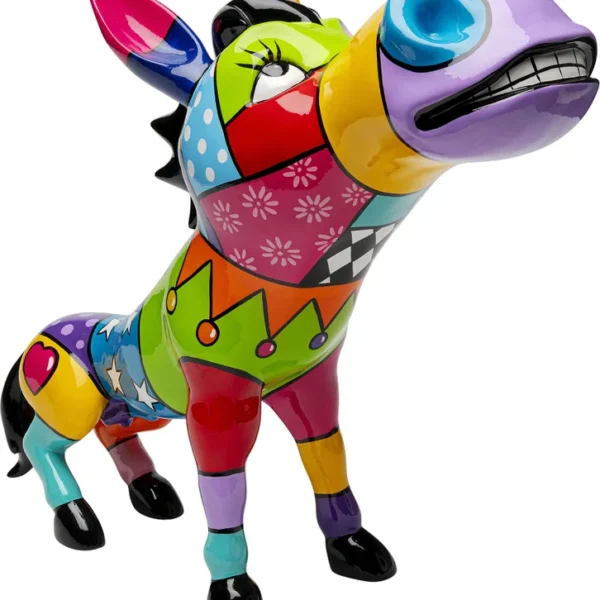 Figura decorativa Donkey Patchwork