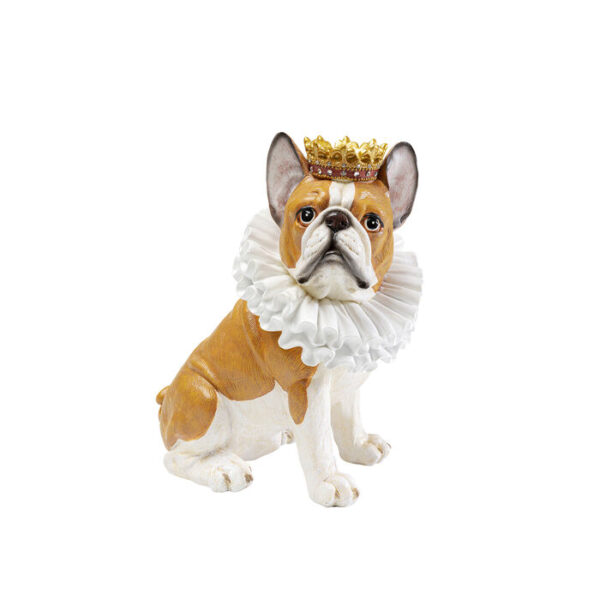 Figura decorativa King Dog marrone (29cm)