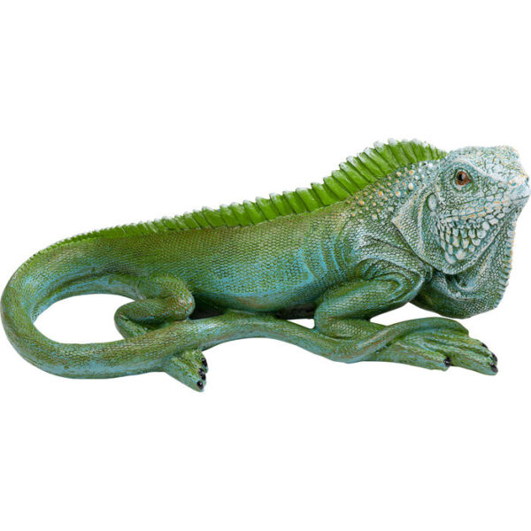 Figura decorativa Lizard verde 21cm