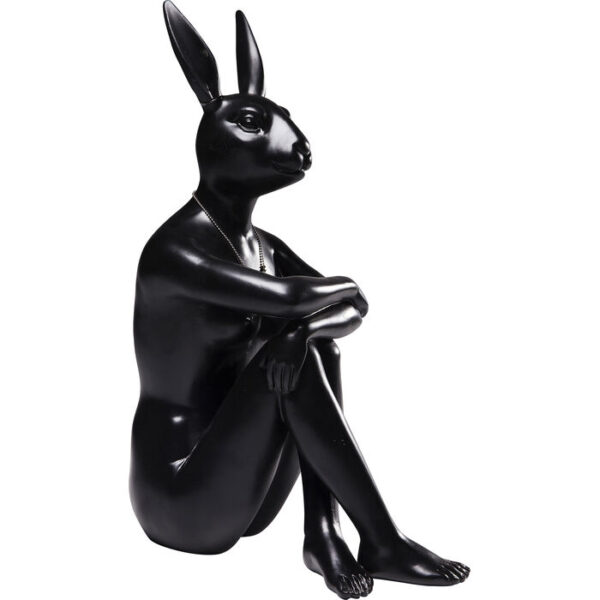 Figura decorativa gangstar rabbit nero