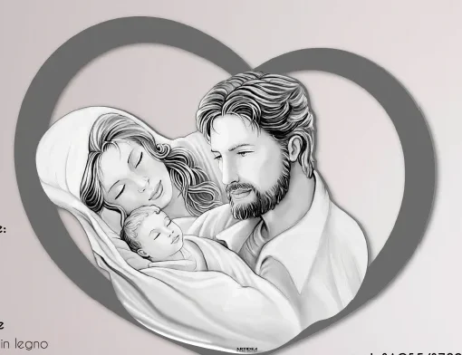 Quadro Sacra Famiglia (92x75cm)