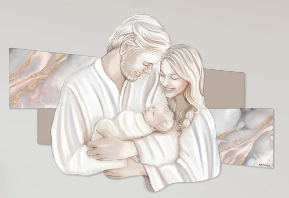 Quadro Sacra Famiglia (92x65cm)