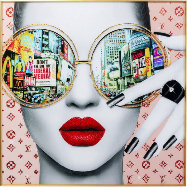 Quadro Ny View 120x120cm